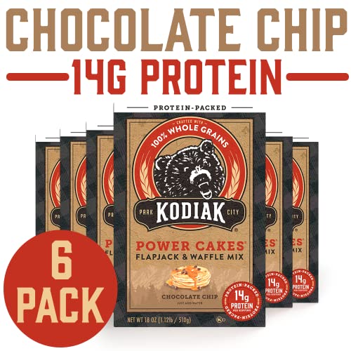Kodiak Cakes Power Cakes Protein Pancake Mix & Waffle 100 Whole
