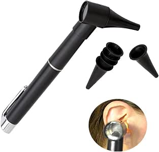 MJLXY Otoscopio de oído portátil - Lápiz de luz LED Herramienta de ...