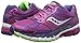 Saucony Women's Guide 8 Road Running Shoe, Berry/Purple/Slime, 7 M US