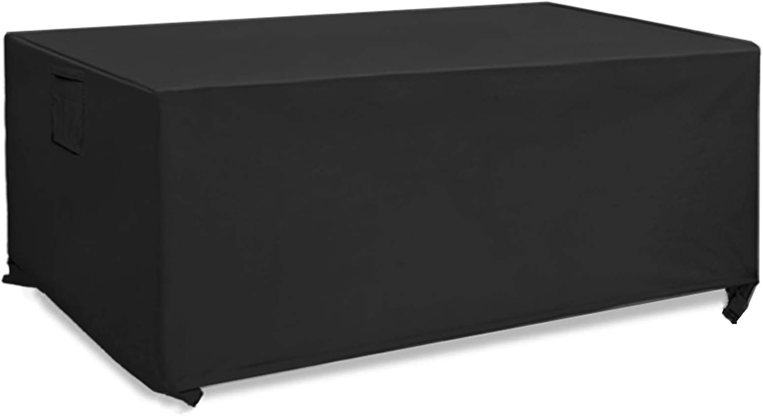 OVCRNIBI Outdoor Patio Furniture Cover Rectangular Patio Table Cover Tear-Resistant Waterproof Outdoor Furniture Set Cover 420D Heavy Duty Lawn Dining Table Chair Sofa Cover71x48x28 Inch Black : Garden & Outdoor