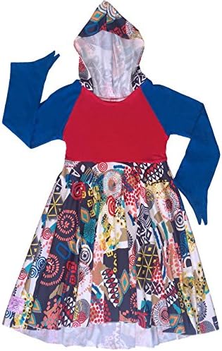 Twirly Girl Girls Long Sleeve Red Dresses Harajuku Fashion Cute Hoodie Trendy