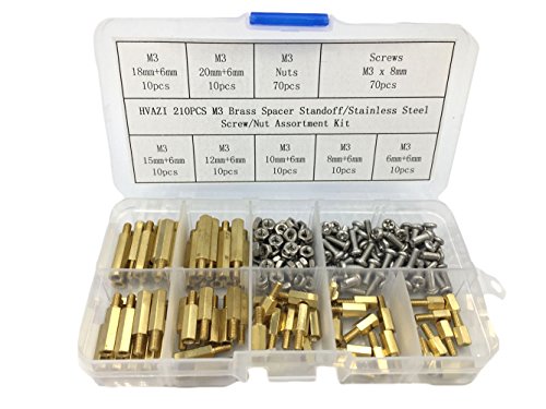 3 HVAZI+210pcs+Standoff+Stainless+Assortment