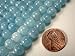 Aquamarine Beads Strand, Round Beads, Natural Aquamarine Gemstone for Jewelry Making by BEEZZY BEEDZ (8mm, Aquamarine Light Blue)