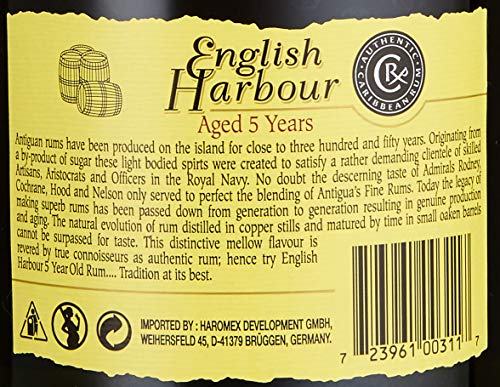 English Harbour 5 Jahr Alt Antigua Rum (1 x 0.7 l) – Bild 5