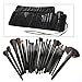 32-Piece Cosmetic Makeup Brush Set with Black Bag by Science Purchase