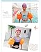 Topsung Inflatable Arm Bands Floatation Sleeves Water Wings Swimming Arm Floats for Children and Adults (Orange)