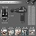 MADETEC Muscle Massage Gun Deep Tissue Percussion Muscle Massager Guns for Athletes Pain Relief Therapy and Relaxation, Handheld Vibration Portable Drill Massager Device- Quiet, 20 Speed