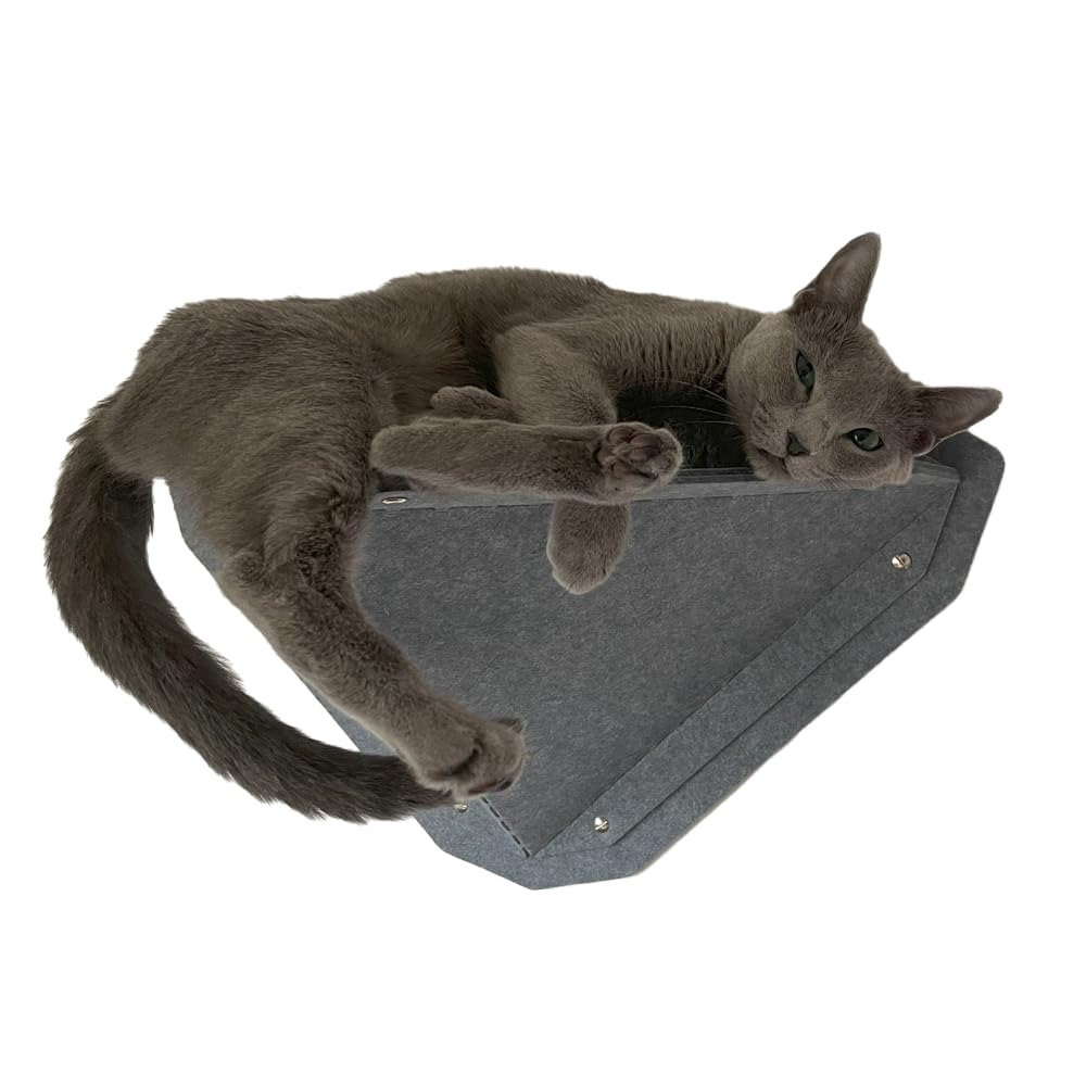MIUT Small Climber Cat Furniture, Wall Mounted Cat Shelves, Mental Stimulation for Indoor Cats, Durable and Adjustable, Water and Stain Resistant, Suitable for Cats to Climb and Play