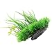 Saim Plastic Artificial Aquarium Long Leaf Plant Decor Fish Tank Ornament Green Yellow 7.9″ Height 1 Pcsthumb 1