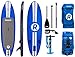 iROCKER Inflatable All-Around Stand Up Paddle Board 10' Long 32
