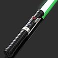 Lightsaber for Dueling 12 RGB Light Saber with Motion Control Real Light Sabers for Adults Smooth Swing Lightsabers Toy with 16 Fonts for Cosplay/Gifts/Fans T026
