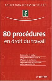 80 procédures en droit du travail
