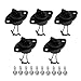 SIXQJZML 5 Pieces Universal Black Plastic Kayak Dinghy Canoe Boat Hull Thread Drain Plugs Kayak Accessories