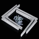 Sayayo Shelf Bracket Corner Brace 150mm x125mm White 4Pcs EJR150W-4P view 7