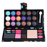 26Colors Cosmetic Eyeshadow Blush Lip Gloss Powder Makeup Palette (Black)