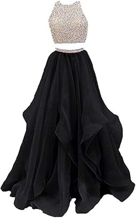 layered evening gowns