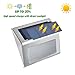 Solar Step Lights, Stair Deck Lamp, Outdoor Stainless Steel Solar Garden Lights,Weatherproof for Stairway Lighting and Wall  Lights,Solar Powered Wireless  8 Packs