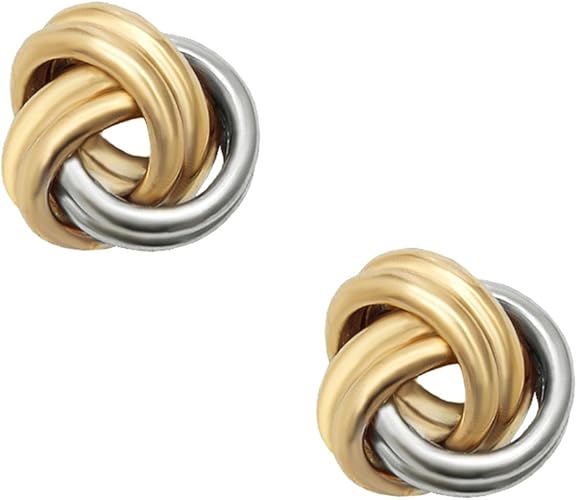 Love Knot Earring, 14Kt Gold Love Knotpost Earring Jewelry