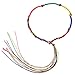 Hotop 30 Pcs Handmade Braided String Bracelets Bulk Rainbow Braided String Assorted Colors Friendship Cords Thread Strand Bracelet for Wrist Ankle Teen Party Favors Supplies(Knot)