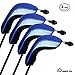 FINGER TEN Golf Club Head Covers Woods Hybrids Value 2/3/4 Pack, Headcovers Men Women 3 5 7 X with Interchangeable Number Tag, Fit All Wood Hybrid Clubs