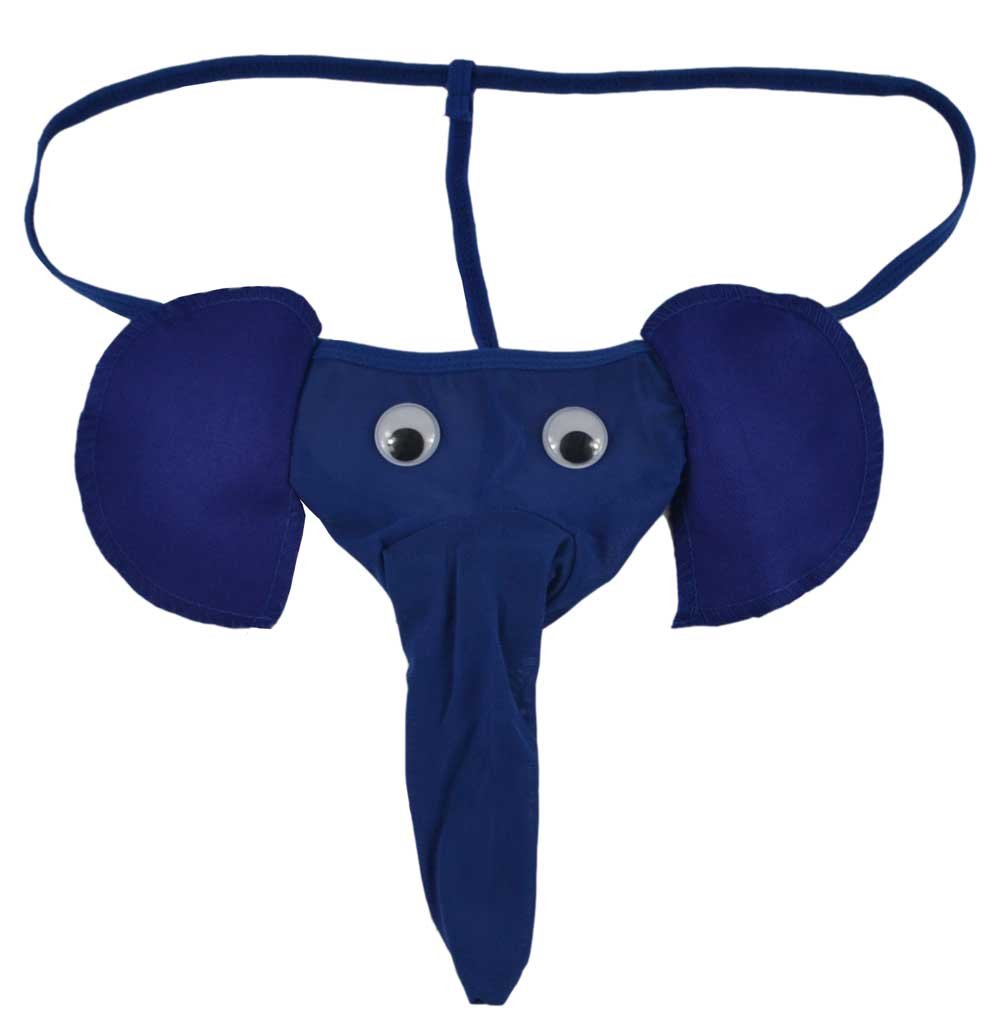 SYAYA Mens Elephant Novelity Pouch One Size NNK06 - blue - One size