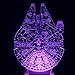 Petcaree SOKOS Nightlight, 3D visualization Illusion Multi-Colored Change USB Touch Button LED Desk Lamp, Table Light for Room Decorative or Gifts for Friends/Kids (Millennium)