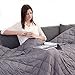 AILIYZ Blanket Sofa Blanket Breathable Fabric (Grey)