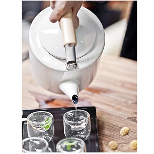 Keypro Enamel on Steel Tea Kettle, 1.7Quart Maximum Safe Capacity