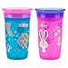Nuby 2pk No Spill 360 Degree Printed Wonder Cup - Colors May Vary