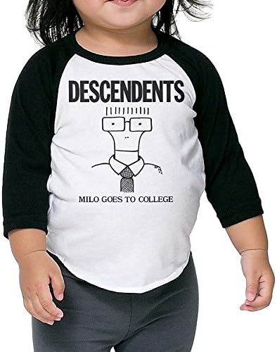 Baby-boys Descendents Rock Band Silly Girl Bikeage Baseball Jerseys 100 Cotton