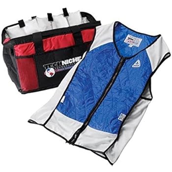 Techniche Hybrid Elite Sport Cooling Vest, Gender: Mens/Unisex, Primary Color: Blue, Size: XL, Distinct Name: Blue 4531BLXL