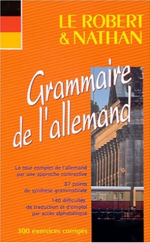 Le  Robert & Nathan, grammaire de l'allemand