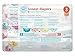 Honest Baby Diapers, Rose Blossom, Size 3 (136 Count)