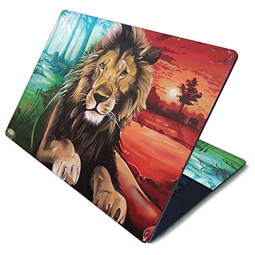 MightySkins Skin for Microsoft Surface Laptop 3 15" - Split Lion | Protective,…