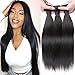 VONAR HAIR 8A Brazilian Straight Hair 1 Bundle 20 Inch 100% Unprocessed Human Hair Extensions Brazilian Straight Virgin Hair Bundle Deals Natural Color