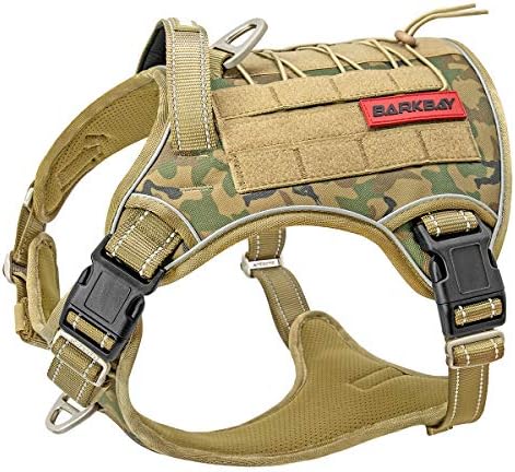 BARKBAY Tactical Dog Harness Large