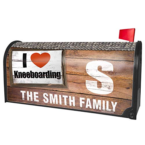 NEONBLOND Custom Mailbox Cover I Love Kneeboarding - Thumbnail 2