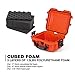 Nanuk 905 Waterproof Hard Case with Foam Insert - Orange