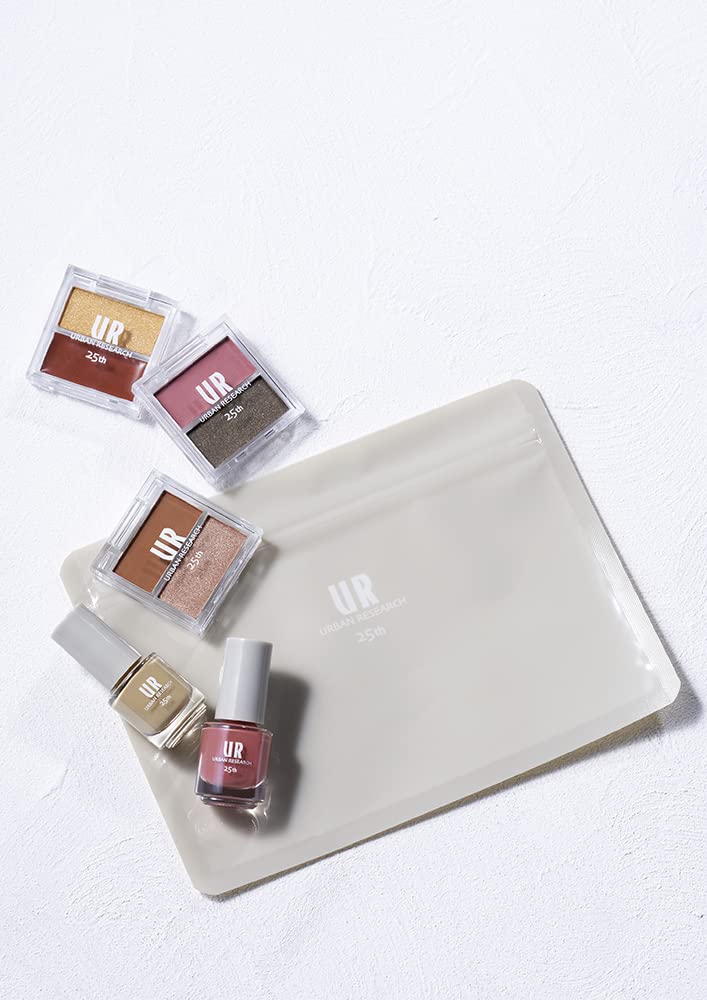 Gina 2022 Spring (JELLY 2022年04月号増刊)：3/7発売【雑誌付録】アーバンリサーチ ジッパーケース付き! 春のお出かけコスメ8色SET