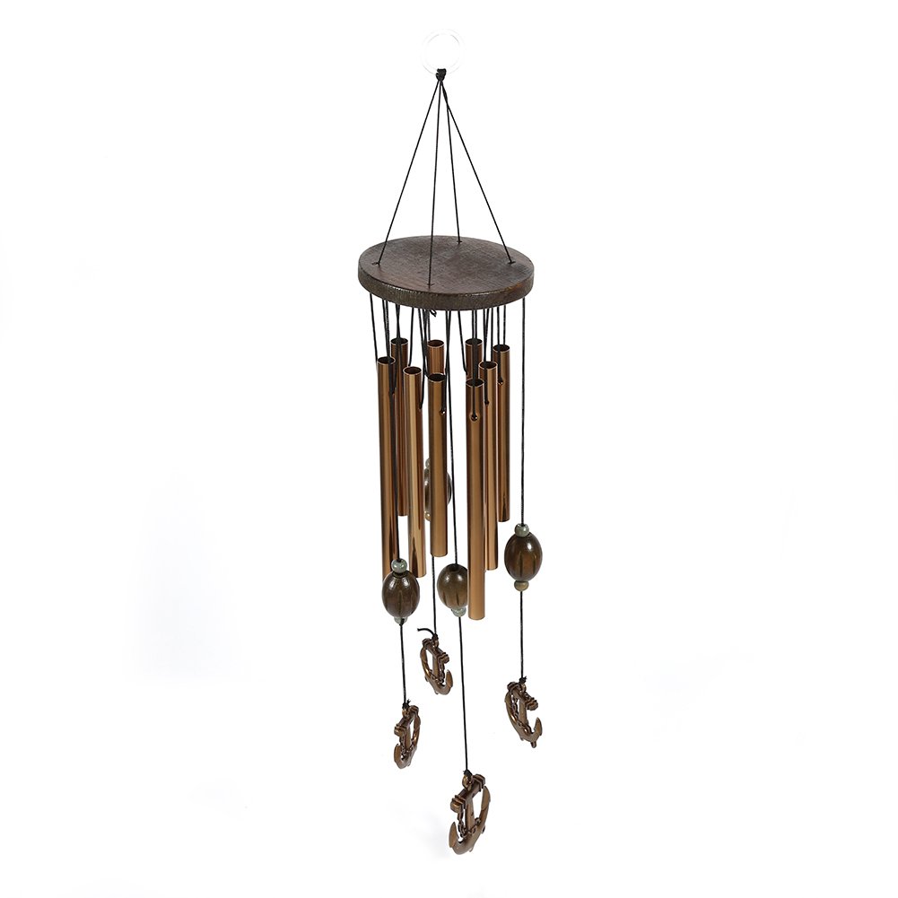 Tubes Wind Chimes,Vintage Metal Hanging Windchime Church Bells Door Window Romantic Decoration for Patio, Yard, Garden, Home, Pathway