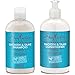 Shea Moisture Argan Oil & Almond Milk Shampoo and Conditioner Set Smooth & Tame, Organic Shea Butter and Almond Milk, Detangles, Smoothes, and Revives Hair.
