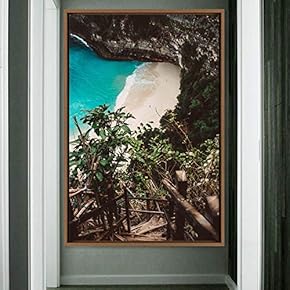 signwin Framed Canvas Wall Art Global Landscape Mountain...