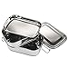 Bare Ware Three Layer Stainless Steel Lunch Box Set - Eco Friendly Food Container Bento with Tray - For Adults and Kids