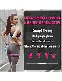 Vowol - Banda de resistencia a la cadera, resistente a la tracción, duradera, se puede utilizar en una variedad de lugares, juego de 3