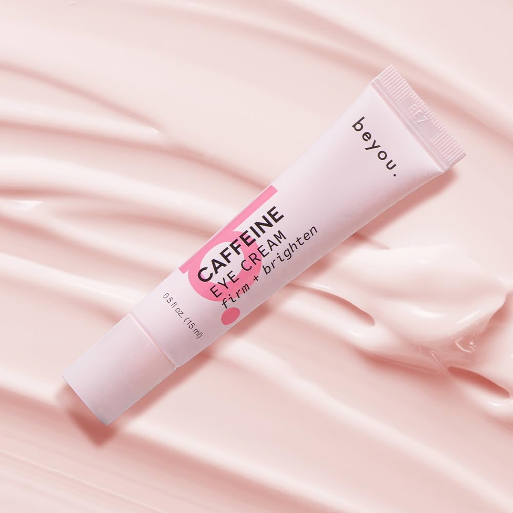 Beyou Brightening Eye Cream – K-Beauty Caffeine & Hyaluronic Acid Gel – Reduces Puffiness, Dark Circles & Fine Lines – Sensitive Skin Safe – Clean, Made in Korea – 0.5 oz