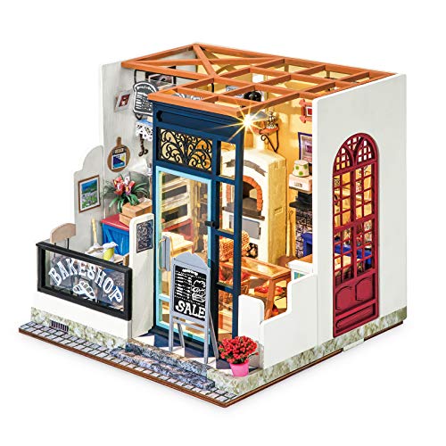 RoWood DIY Miniature Dollhouse Kit, Tiny House Model Kits for Adults