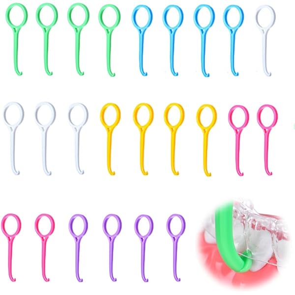 Kit De 7 Outils De Retrait Pour Appareils Dentaires Invisibles - 6 Couleurs - Matière ABS Sans BPA