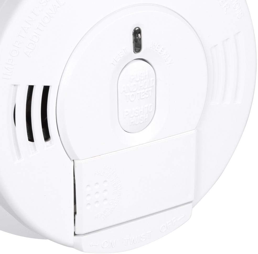Kidde i12060 AC DC Hardwired Smoke Alarm Ionization Battery Backup - - 