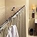 Moldiy Bathroom Shower Curtain Hooks Novelty Shower Double Glide Shower Rings, Set of 12