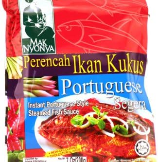 Perencah Ikan Kukus Portuguese (Instant Portuguese Style Steamed Fish Sauce) - 7oz (Pack of 3)
